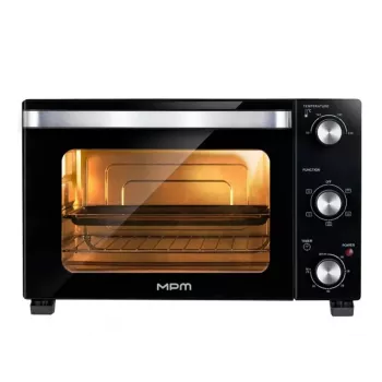 Elektrischer Kompakt-Mini-Backofen MPM MPE-16/T — 35 L, 1500 W, Konvektion, Timer, Glastür
