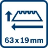 Wechselklinge für Universalmesser Bosch Professional 63 mm 1600A01V3H