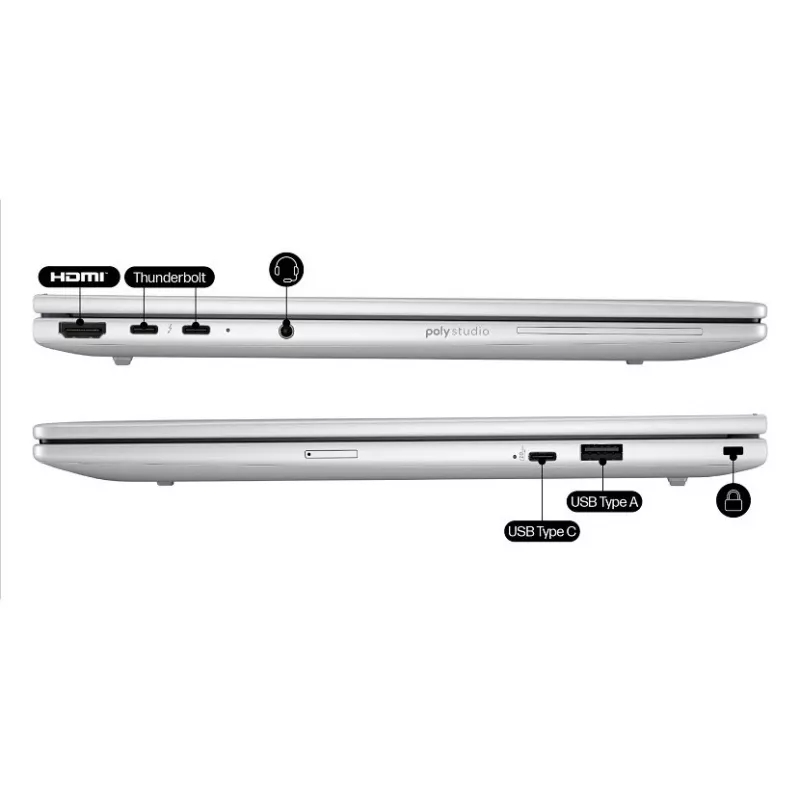 HP Inc. HP EliteBook 8 G1i Notebook AI - 174°-Scharnierdesign - Intel Core Ultra 7 255U / 2 GHz - Win 11 Pro - Intel Graphics - 16 GB RAM - 512 GB SSD NVMe - 35,6 cm (14) IPS HP Su