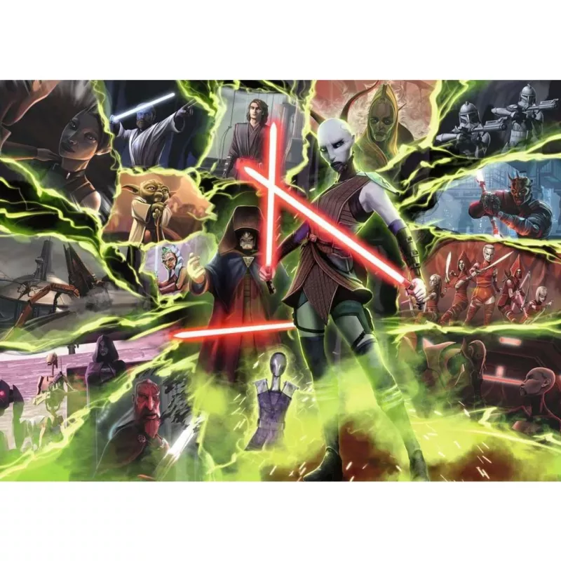 Puzzle Star Wars Villainous: Asajj Ventress (1000 Teile)
