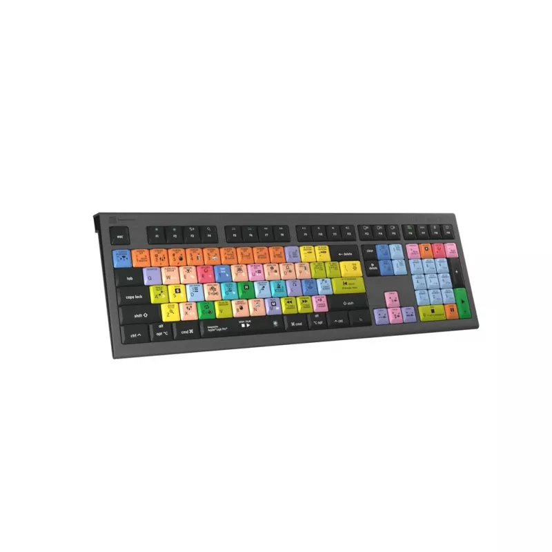 Tastatur Logickeyboard LKB-LOGXP2-A2M-UK Universal USB QWERTY UK English Schwarz