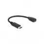 USB-Kabel DeLOCK 65578 USB 2.0 0,15 m USB-C Micro-USB B Schwarz