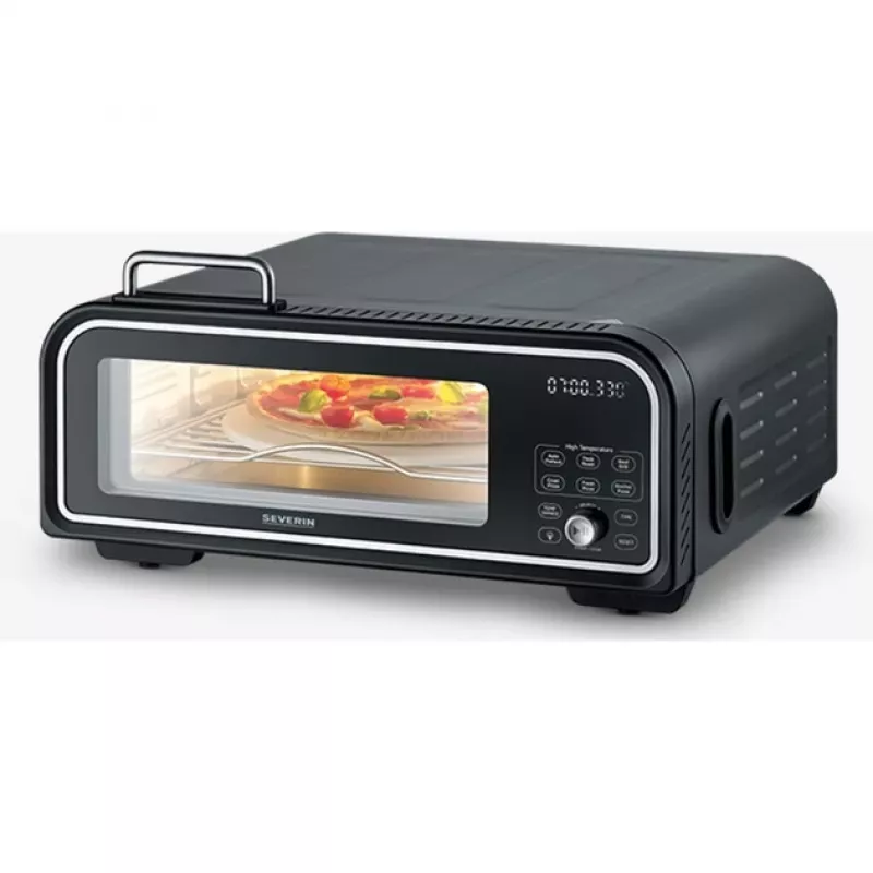 Pizzabackautomat Severin PG 8575 2000 W Schwarz 1 Pizza Digital Timer