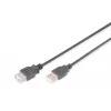 Digitus - USB-Verlängerungskabel - USB Typ A, 4-polig (M) - USB Typ A, 4-polig (W) - 3,0 m (USB / USB2.0) - Schwarz (AK-300202-030-S)