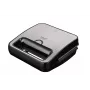 Toaster Adler AD 3079 — Einzelne Antihaftplatte, 750 W, schwarz, vertikale Aufbewahrung