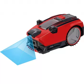Power X-Change Rasenroboter FREELEXO CAM PLUS 600 (Rot/Schwarz, Li-Ion Battery Plus 4,0Ah, Kamera + Sensor)