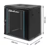 19-Zoll-Rackschrank QOLTEC 54464 12U 600x635x450 Schwarz