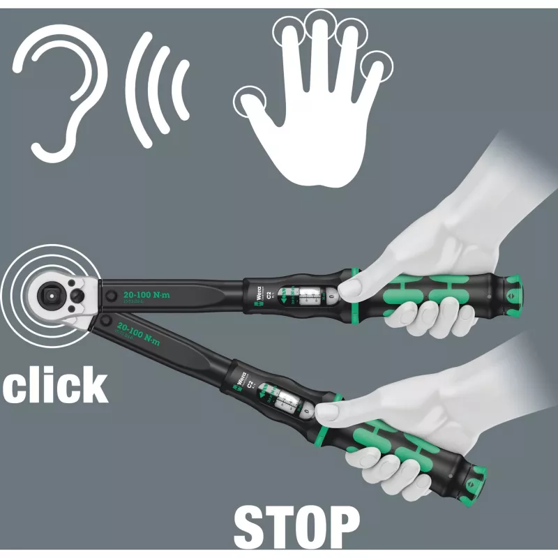 Click-Torque C 2 R/L 05075625001 Drehmomentschlüssel 1/2 12,5 mm 20 - 100 (05075625001)