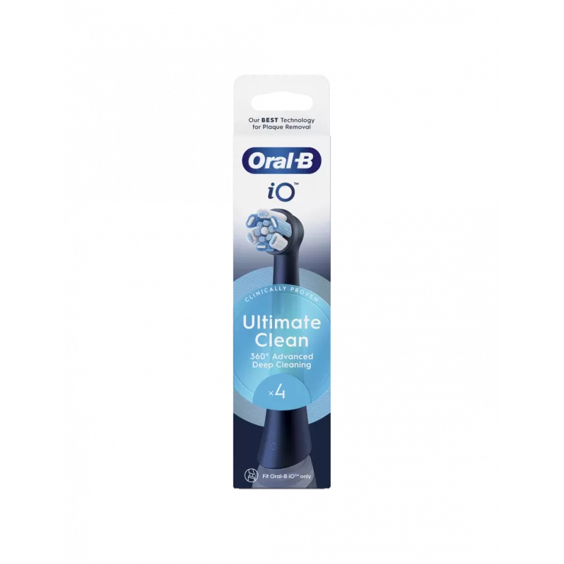 Oral-b iO Ersatzkopf UltimateClean Schwarz 4er-Pack