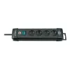 Brennenstuhl Premium-Line 4-fach schwarz, 1,8 m Premium-Line Steckdosenleiste 4-fach schwarz 1,8 m H05VV-F 3G1,5 (1951140100)