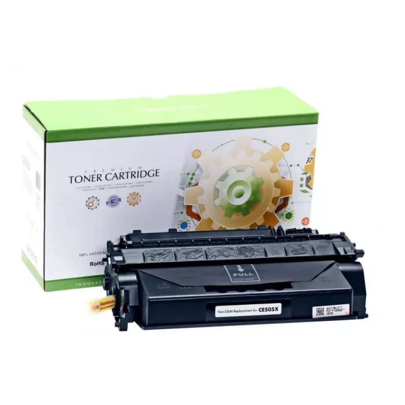 Kompatibel Static-Control Hewlett-Packard CE505X/ CRG 719H Universal Schwarz, hohe Reichweite, 6900 S.
