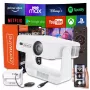 Mini-Projektor zenwire IMC260 – tragbarer Android-14-Projektor, Wi‑Fi, 360°-Unterstützung, Full-HD-/4K-Eingang für Telefone