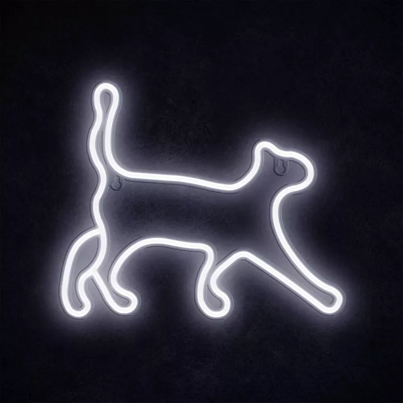 Neon-Dekoleuchte MANTA SNL70WH Style Neon Lights CAT 2 Weiß 70 cm