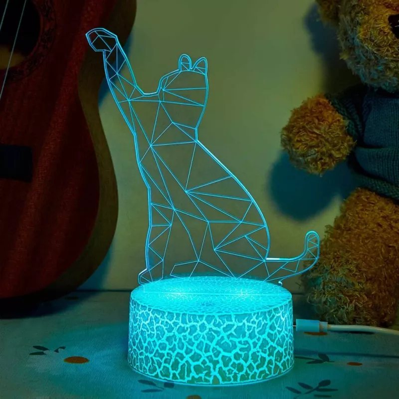 Tisch-/Dekorative LED-Leuchte MANTA SNL119RGB RGB 3D-Tierleuchte für Innenraumdekoration