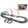 Mechanische Spielzeug-Rennbahn Madej Rennstrecke mit zwei Loops, tragbares Loop-Auto-Bahn-Set