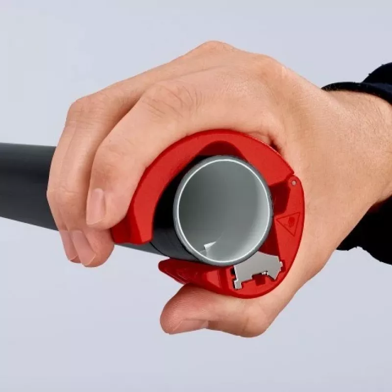KNIPEX manueller Rohrschneider für PVC und Dichtmuffen