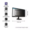 Qoltec 51053 Sichtschutzfilter für Display 48.3 cm (19) Monitor