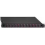 Glasfaser-Patchpanel Rutenbeck 2280300120 – 12-Port LC Duplex, Multimode, 1HE, schwarz RAL 9005