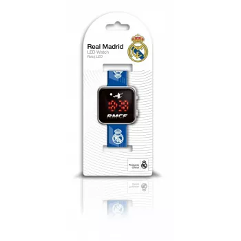 Kids Euroswan Watch LED Real Madrid RM00017 — digitale LED-Kinderuhr, Team-Branding-Design