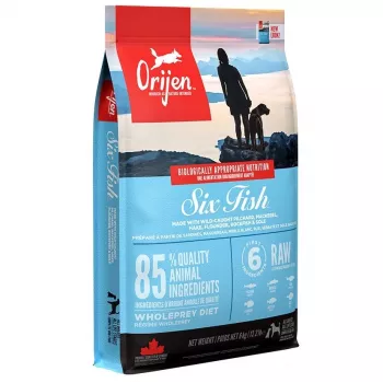 ORIJEN Six Fish - Trockenfutter für Hunde - 6 kg