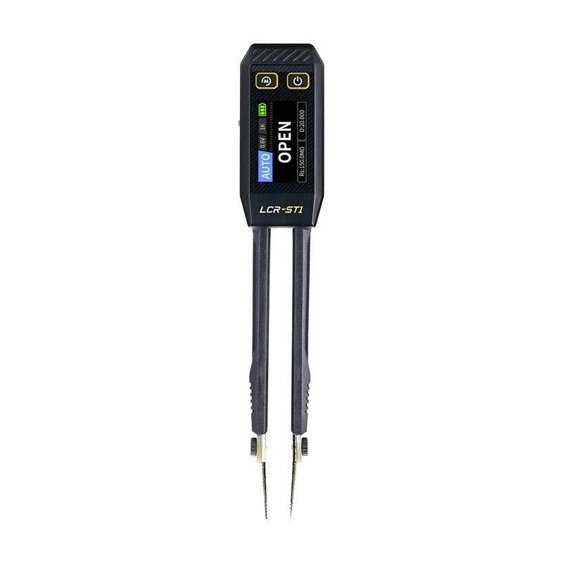 Digitales Pinzetten-LCR-Messgerät Fnirsi LCR-ST1 – handlicher LCR-Tester für SMD-Bauteile