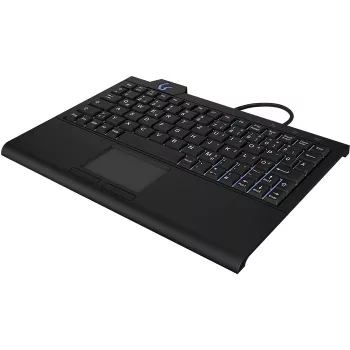 KeySonic KSK-3210ELU (DE) Tastatur Home USB QWERTZ Deutsch Schwarz