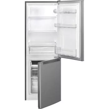 Freistehender Kühlschrank BOMANN KG 7359, 173 L (121 L Kühlteil + 52 L Gefrierteil), Edelstahl, Energieeffizienzklasse C