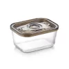 Caso Glas-Vakuumbehälter mit Kunststoffdeckel | VacuBoxx Eco M | Transparent