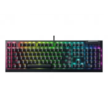 Razer | Mechanical Gaming Keyboard | BlackWidow V4 X | Gaming Keyboard | Wired | Nordic | Green Mechanical Switches (Clicky)