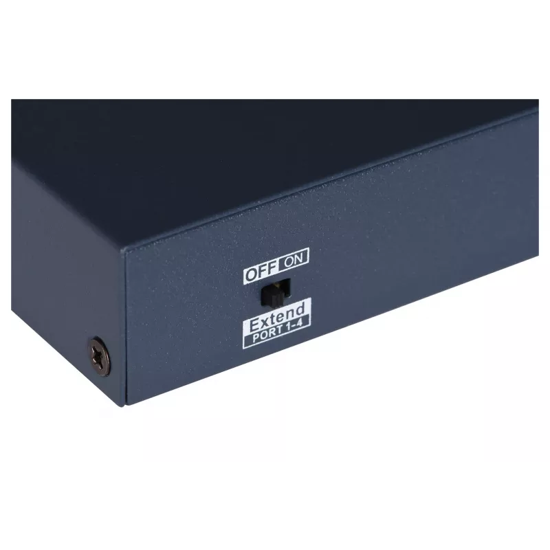 Hikvision DS-3E0106HP-E Netzwerk-Links Unmanaged Fast Ethernet (10/100) PoE-Unterstützung Blau