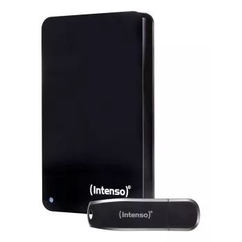 Externe Festplatte INTENSO 2 TB 2,5 Zoll USB 3.2 Gen 1 (6023890), 5400 U/min, Schwarz