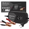 Batterieladegerät QOLTEC 52492 12V 2A mit Mikroprozessorsteuerung und Zellenregeneration