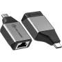 ALOGIC Ultra Mini – Netzwerkadapter – USB-C 3.2 Gen 1 – Gigabit Ethernet x 1 – Space-Grau (ULCGEMN-SGR)