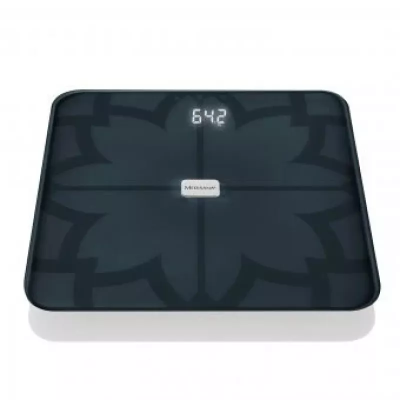 Medisana BS 450 Körperanalysewaage, max. 180kg, Schwarz, Bluetooth, ITO Sensoren (40510)