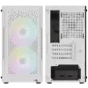 ATX AEROCOOL TRINITY MINI FRGB MICRO MINI TOWER GEHÄUSE MIT GLASPANEEL (WEIß)