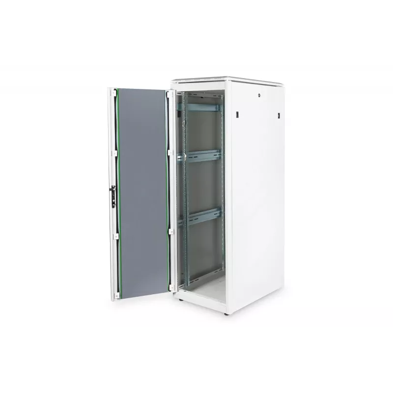 DIGITUS 36HE Unique Netzwerkschrank 600x800mm Glastür Grau