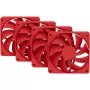 Computer-Kühllüfter HYTE FA12-RR-4 120 mm, 1500 U/min, 72 m³/h, 1,6 mmH2O, Fluiddynamisches Lager, rot, 4er-Pack