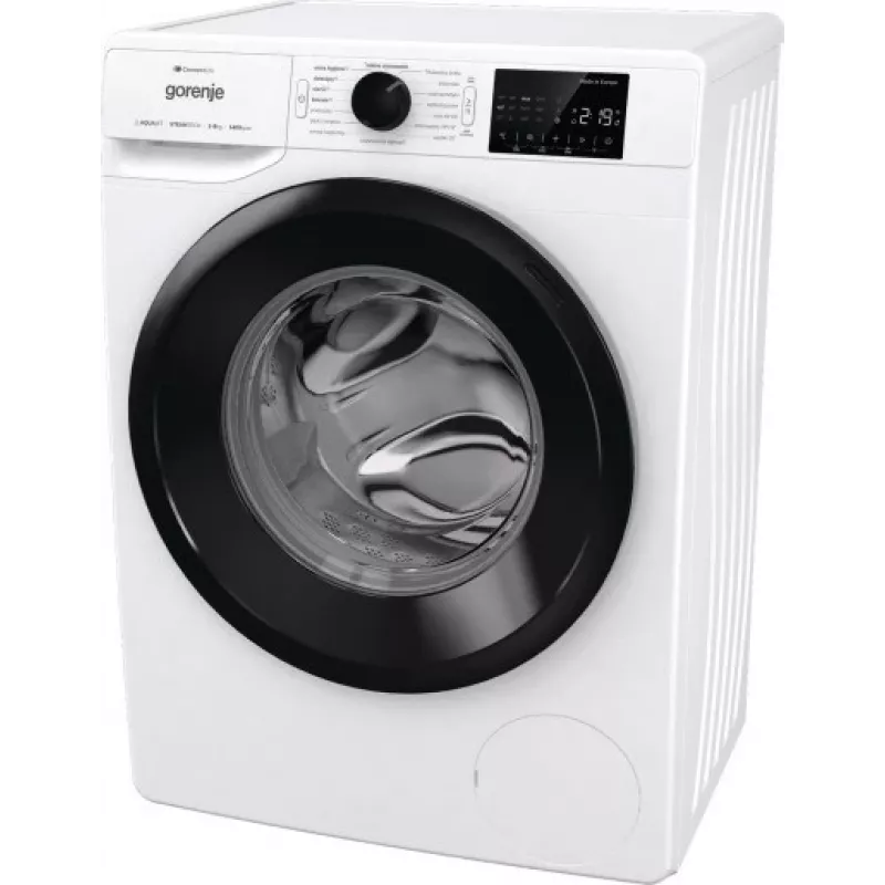 Freistehende Waschmaschine Gorenje WPNEI84SASWIFI/PL 8 kg 1400 U/min WLAN weiß, Invertermotor