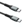 USB-Kabel Qoltec 52358 1,5 m USB-C Schwarz USB 2.0 0,48 Gbit/s