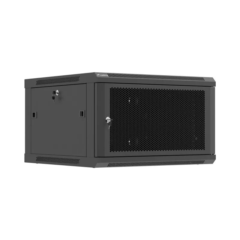 Wandmontierter 19 inch-Schrank 6U 600x600 schwarz