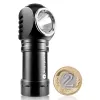 Taschenlampe LED 3 Betriebsmodi 10 W 500 Lumen Aluminiumgehäuse wiederaufladbar wasserdicht FL-55R Dripple - Everactive