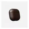 Leder-AirPods-Hülle Nomad V3 Rustic Brown — schützende Lederabdeckung für das AirPods-Ladecase