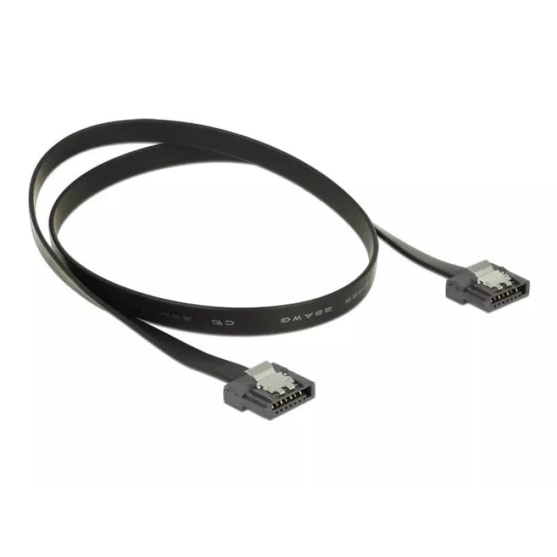 SATA-Kabel DeLOCK 83841 0,5 m SATA III 7-Pin Schwarz