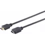 HDMI-Verlängerungskabel ShiverPeaks BASIC-S 1 m, HDMI-Stecker auf HDMI-Buchse, 4K-Unterstützung