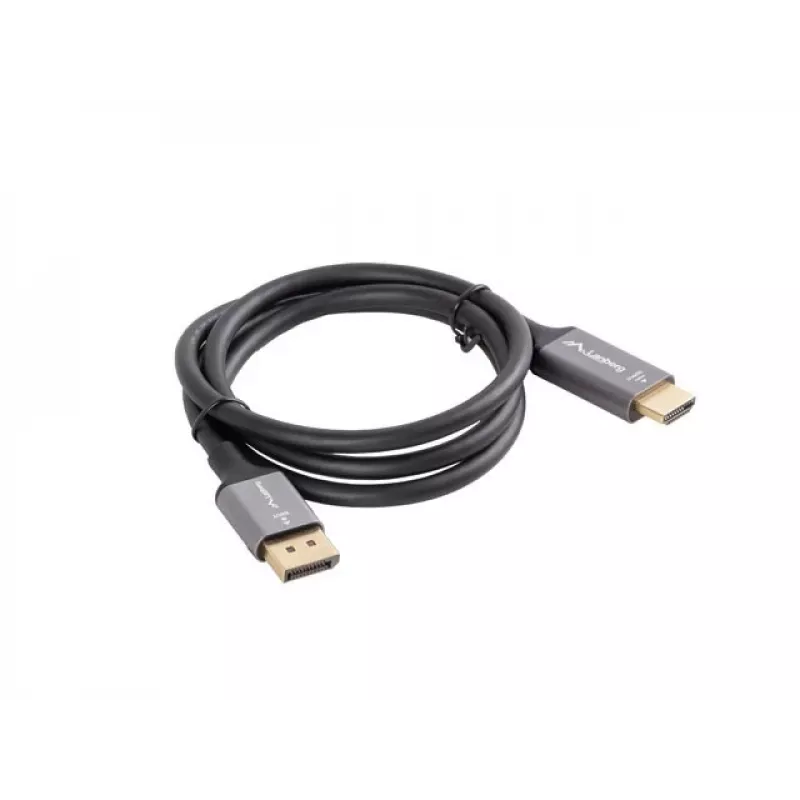 Displayport(M)-HDMI(M) Kabel 1 m 4K Schwarz und Silber