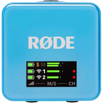 RØDE Wireless GO III Blau - kabelloses Mikrofonsystem (blau)