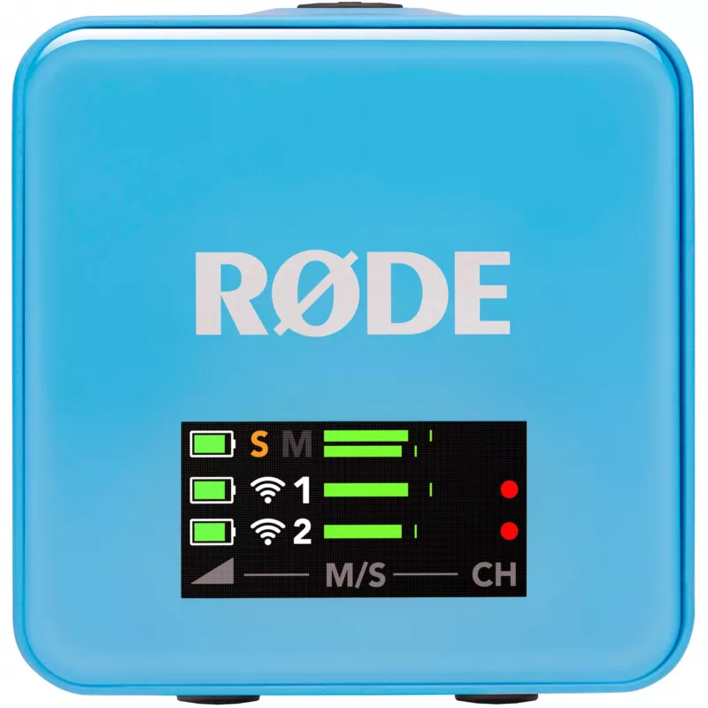 RØDE Wireless GO III Blau - kabelloses Mikrofonsystem (blau)