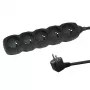 Steckdosenleiste ESPERANZA ELK208K — 5 Steckdosen, 3 m Kabel, schwarz