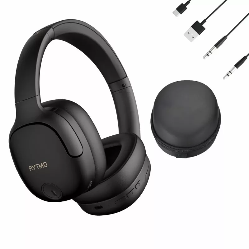 Kopfhörer Manta HDP1001BK Rytmo Elegance Schwarz