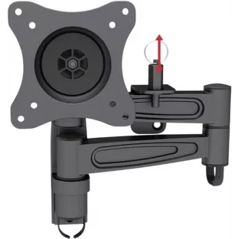 Wandhalterung SpeaKa professional 1232719 für 13–27 Zoll Bildschirme, neigbar